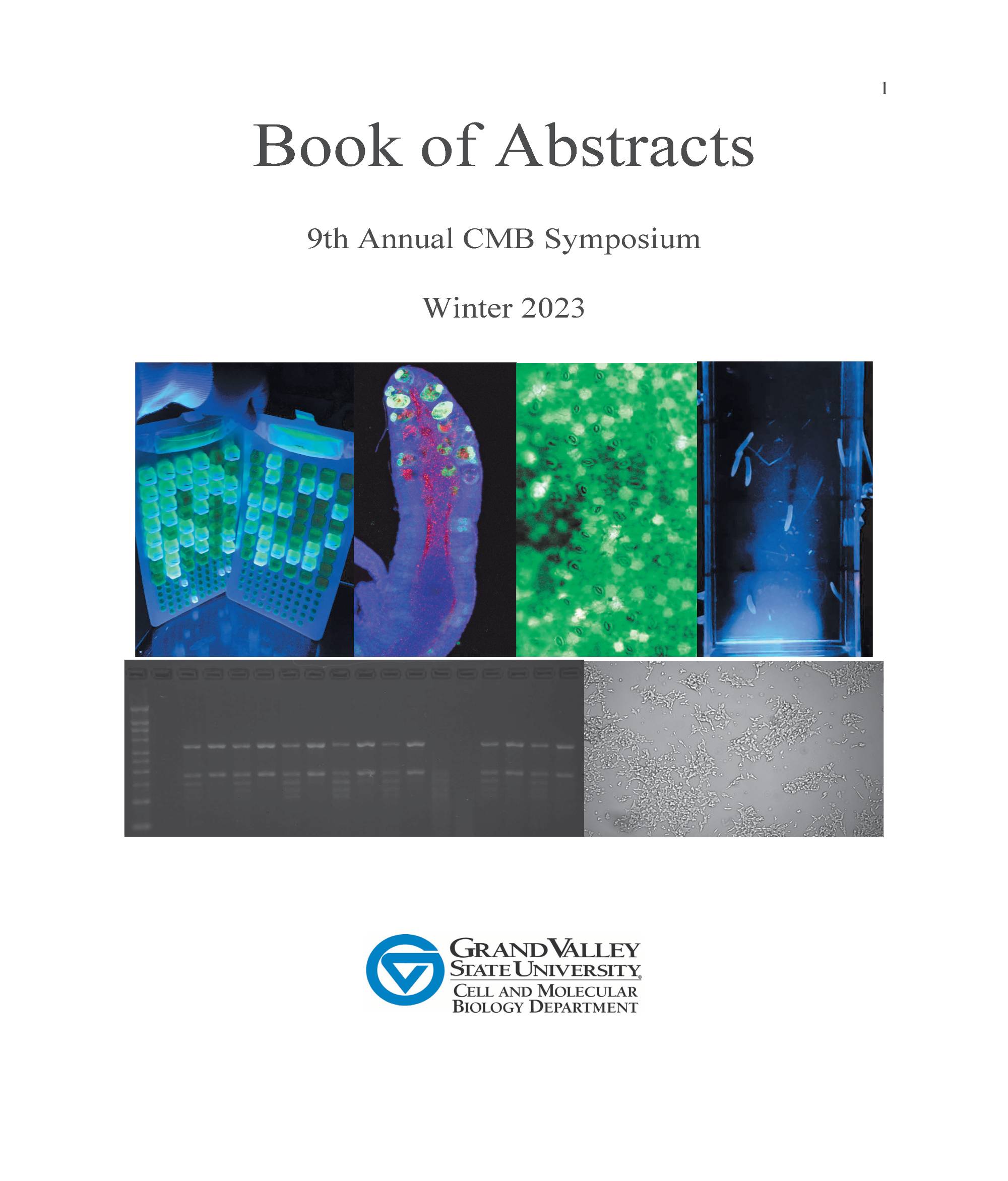 Book of Abstracts for CMB Symposium
